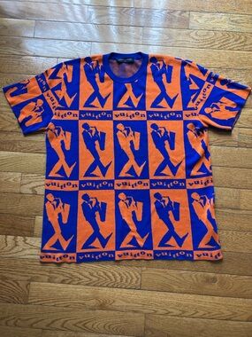 Louis Vuitton Virgil, Dreamhouse Jazz Saxophone Knit shirt